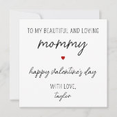 お母モダンさんのかわいいバレンタインデーのカード カード (正面)