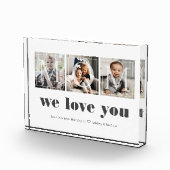 お母モダンさんのための家族の写真コラージュ フォトブロック (右)