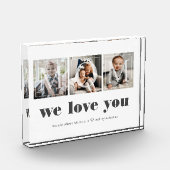 お母モダンさんのための家族の写真コラージュ フォトブロック (左)