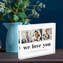 お母モダンさんのための家族の写真コラージュ