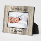 お母モダンさんの日おばあちゃんのフォトウッド フォトプラーク (側面)