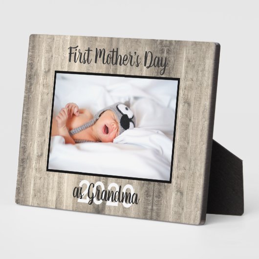 お母モダンさんの日おばあちゃんのフォトウッド フォトプラーク (側面)