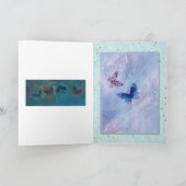 お母図解入りの、写真付きのさんへのおめでとう誕生日 カード (内部)