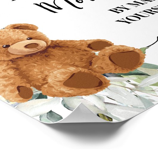 お母救済さん名あて付きベアシャワー ポスター (角)