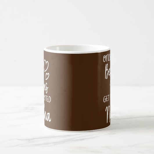 お母最高のさんが特別賞で南(なん)菜(な)に昇進 コーヒーマグカップ (中央)