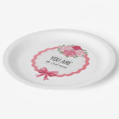 お母最高のさんの日だ | ペーパープレート (アングル)