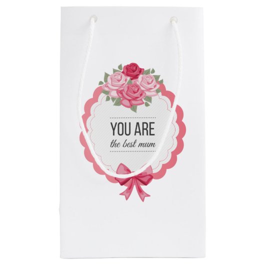 お母最高のさんの日だ |抱き枕 スモールペーパーバッグ (裏面)