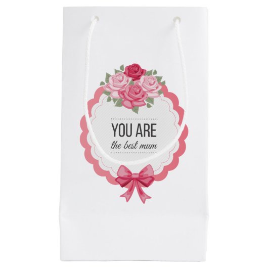 お母最高のさんの日だ |抱き枕 スモールペーパーバッグ (正面)