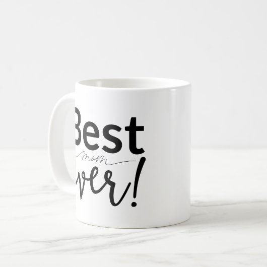 お母最高のさんの日のマグ コーヒーマグカップ (正面左)