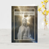 お母様のご逝去に対し、心より哀悼の意を表します。 カード (黄色い花)