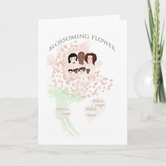 お母様のグリーティングカード サンキューカード (正面)