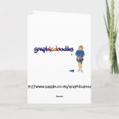 お母様のデイカードおめでとう。 カード (裏面)