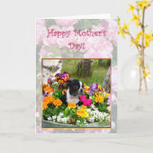 お母様の日おめでとう カード (黄色い花)