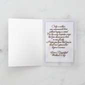 お母様の日の挨拶状 カード (内部)