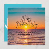 お母様の日の挨拶状 シーズンカード (正面/裏面)