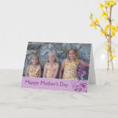 お母様の日 カード (黄色い花)