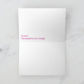 お母様の日、クレマチス カード (内部)