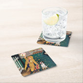 お母様の日 スクエアペーパーコースター (インサイチュ)