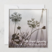 お母様の死に深い悔やみや弔慰を持って (正面)