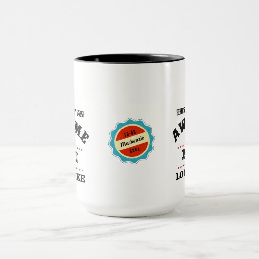 お母素晴らしさんは息子か娘のお母さんに感謝 マグカップ (中央)