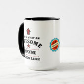 お母素晴らしさんは息子か娘のお母さんに感謝 マグカップ (正面左)