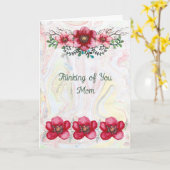 お母考えるさんのグリーティングカード カード (黄色い花)