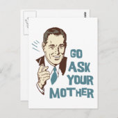 お母頼さん葉書へ ポストカード (正面/裏面)