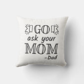 お母頼さん行く – パパ クッション (裏面)