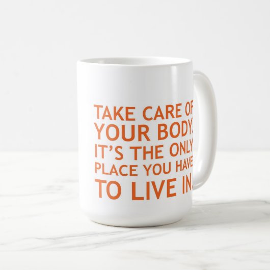 お気に使いの体のマグを取る コーヒーマグカップ (正面右)