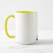 お気に入りなし黄色15 ozコンボマグカップ マグカップ (左)