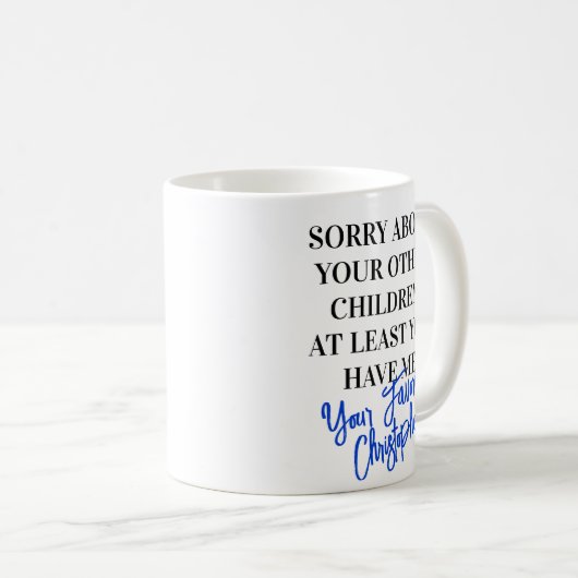 お気に入りのおもしろい母の日 コーヒーマグカップ (正面右)