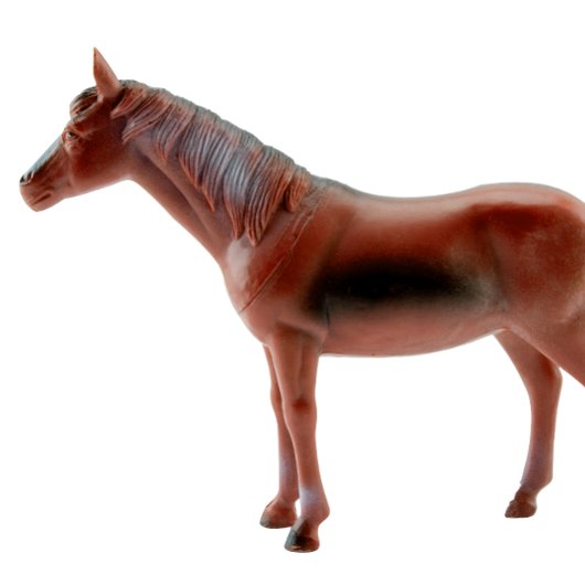 お気に入りのおもちゃの馬 クッション