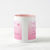 "お気に入りのこんにちは"バレンタインデーのマグカップ マグカップ (中央)