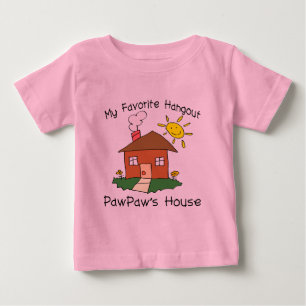 お気に入りのなたまり場のパパイヤの家 ベビーTシャツ