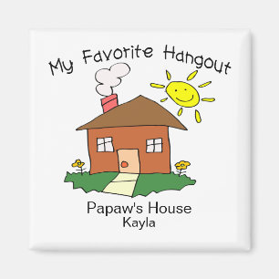 お気に入りのなたまり場のPapawの家 マグネット