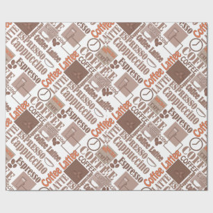 お気に入りのなコーヒー ラッピングペーパー
