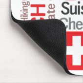 お気に入りのなスイスの事- I愛スイス連邦共和国 マウスパッド (コーナー)