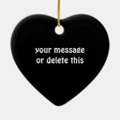 お気に入りのなドラマーのドラムスティックのカスタマイズ可能なオーナメント セラミックオーナメント (裏面)