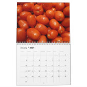 お気に入りのなフルーツ及び野菜 カレンダー (1月 2027)