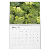 お気に入りのなフルーツ及び野菜 カレンダー (2月 2027)