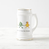 お気に入りのな事-ビールステイン ビールジョッキ (正面右)