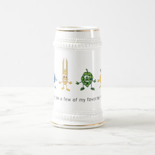 お気に入りのな事-ビールステイン ビールジョッキ