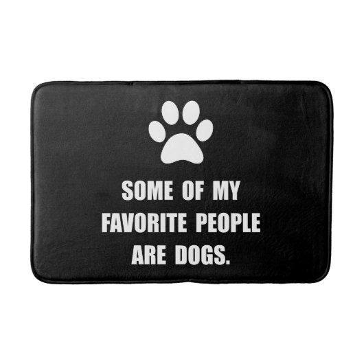 お気に入りのな人々犬 バスマット (正面)