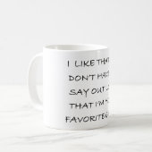 お気に入りのな子供 コーヒーマグカップ (正面左)