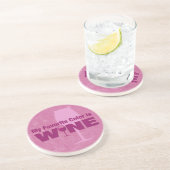 お気に入りのな色はワインのコースターです コースター (側面)