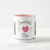 お気に入りのなTia 2の写真のカスタムのマグ マグカップ (中央)