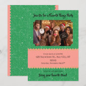 お気に入りのものパーティカスタム 招待状 (正面/裏面)