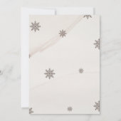 お気に入りのもの&ギフト交換クリスマスパーティー 招待状 (裏面)