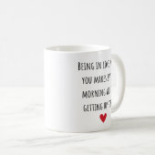 お気に入りのアニバーサリーギフト コーヒーマグカップ (正面右)