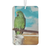 お気に入りのインコ、鳥の写真をこれらに追加 カーエアーフレッシュナー (裏面)